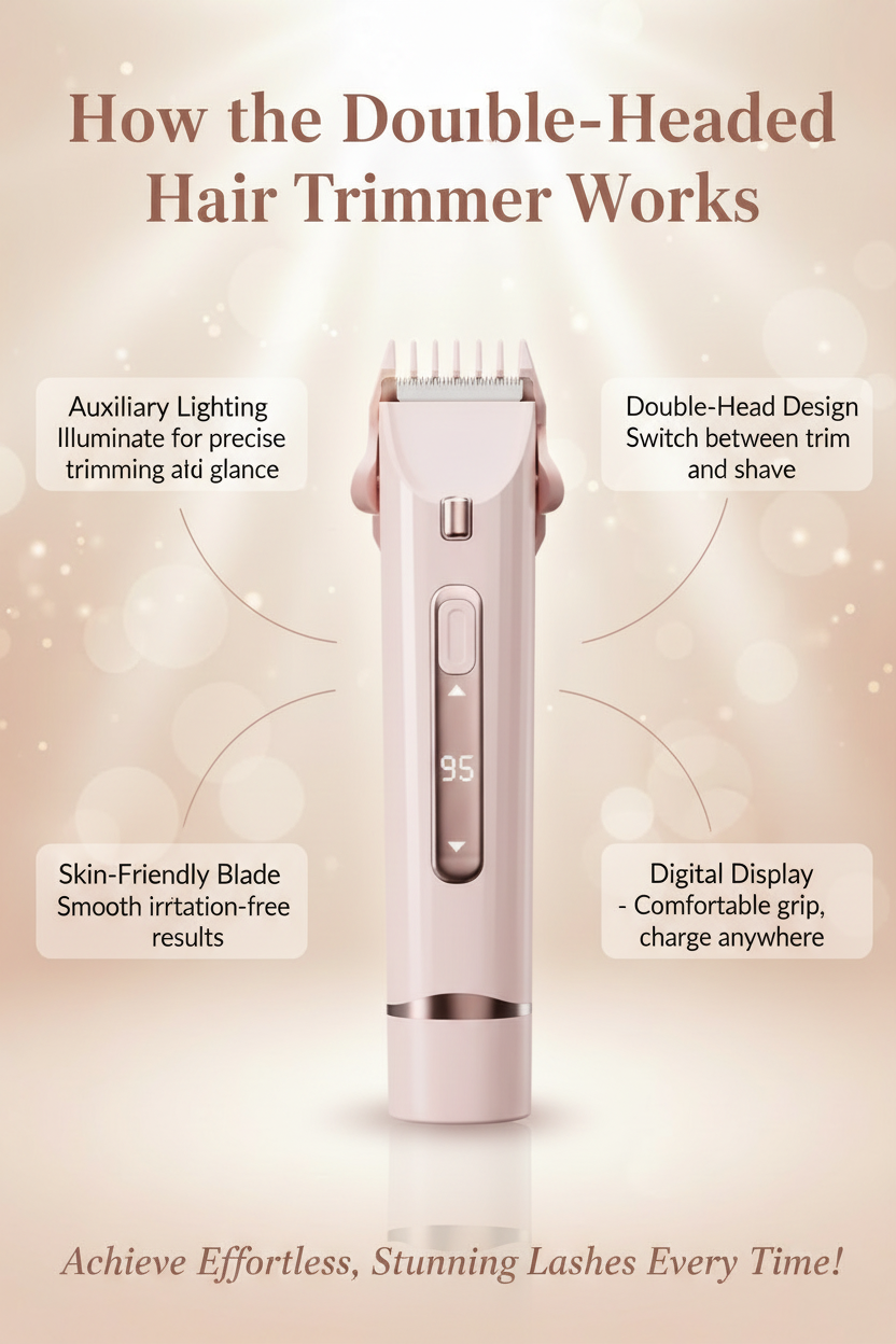 Blink Pink Hair Trimmer Explainer - Clear Text