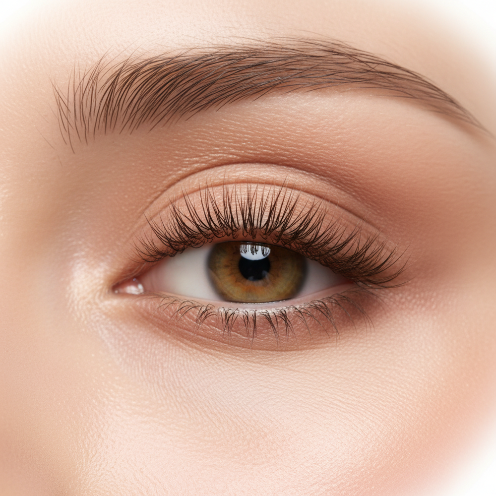 Before – Straight Lashes